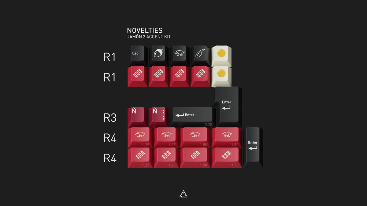 GMK CYL Jamón Keycaps-Space Cables-gmk keycaps-gmk keyboard-custom keycaps-keycaps-keyboard keycaps