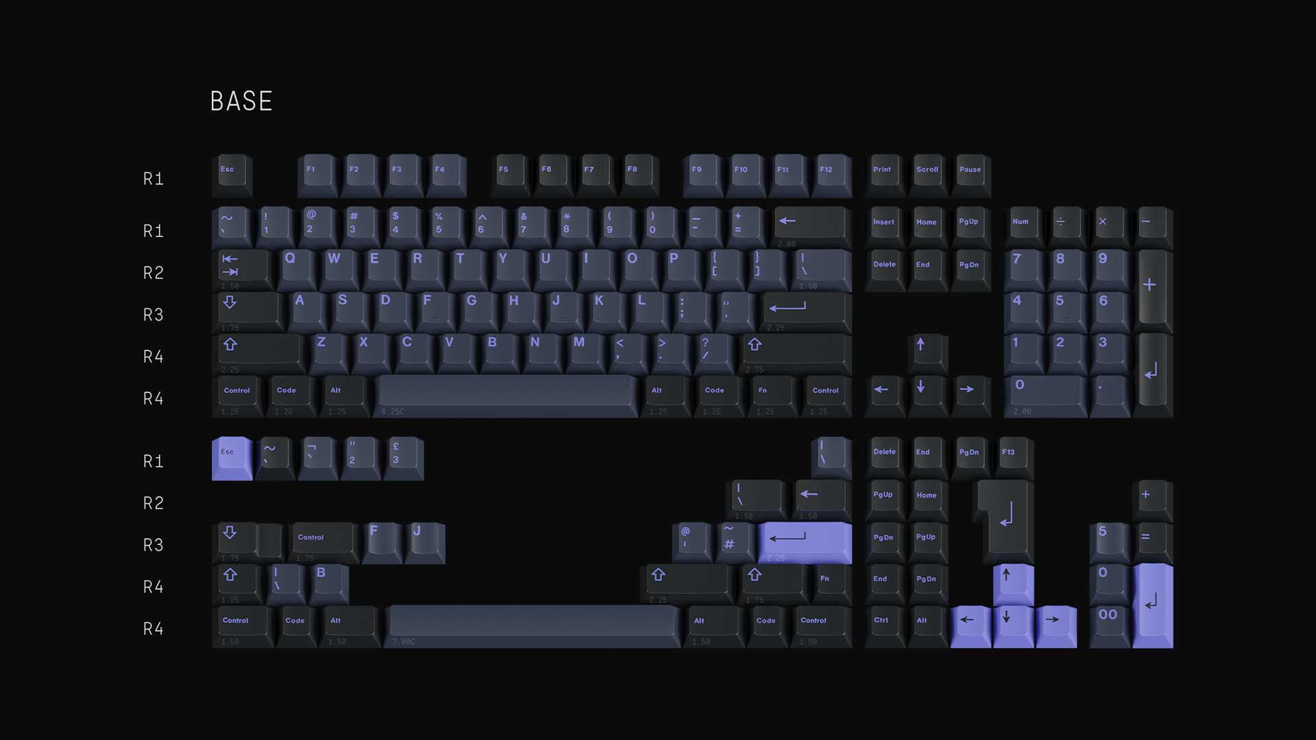 GMK CYL Nightshade Keycaps-Space Cables-gmk keycaps-gmk keyboard-custom keycaps-keycaps-keyboard keycaps