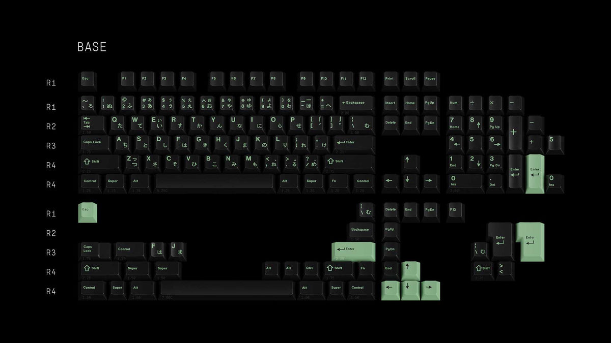 GMK CYL Wasabi V2 Keycaps-Space Cables-gmk keycaps-gmk keyboard-custom keycaps-keycaps-keyboard keycaps