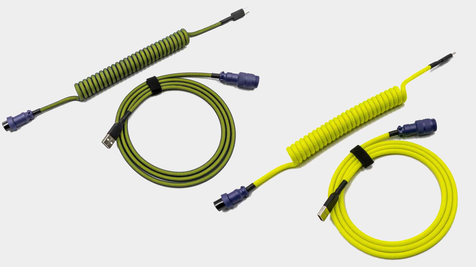 Night Runner Cables-Space Cables-coiled keyboard cable-coiled usb c cable-coiled cable keyboard
