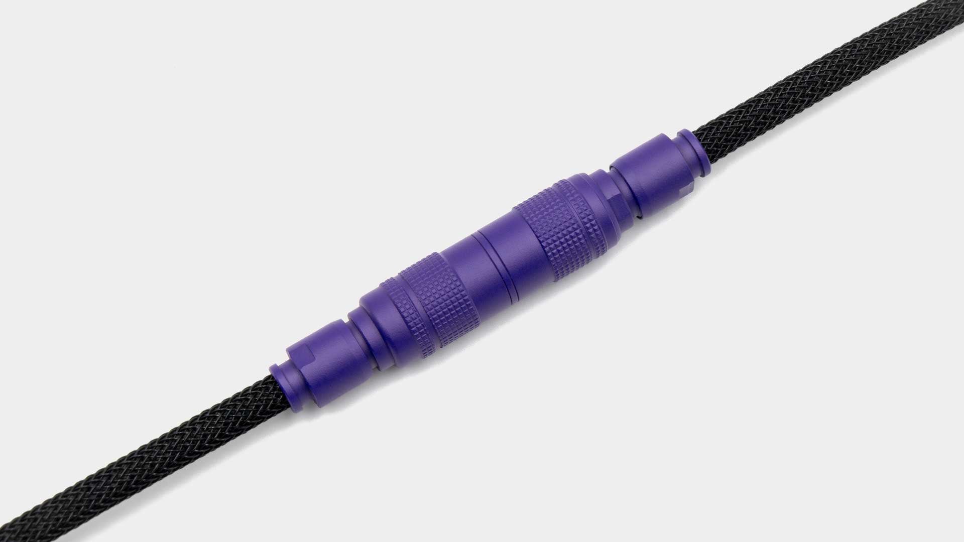PURPLE NIGHT YC8 CABLE-Space Cables-coiled keyboard cable-coiled usb c cable-coiled cable keyboard