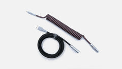 Sakura Dark LEMO® Cable-Space Cables-coiled keyboard cable-coiled usb c cable-coiled cable keyboard