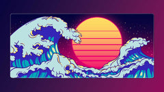 The Great Retro Wave Desk Pad