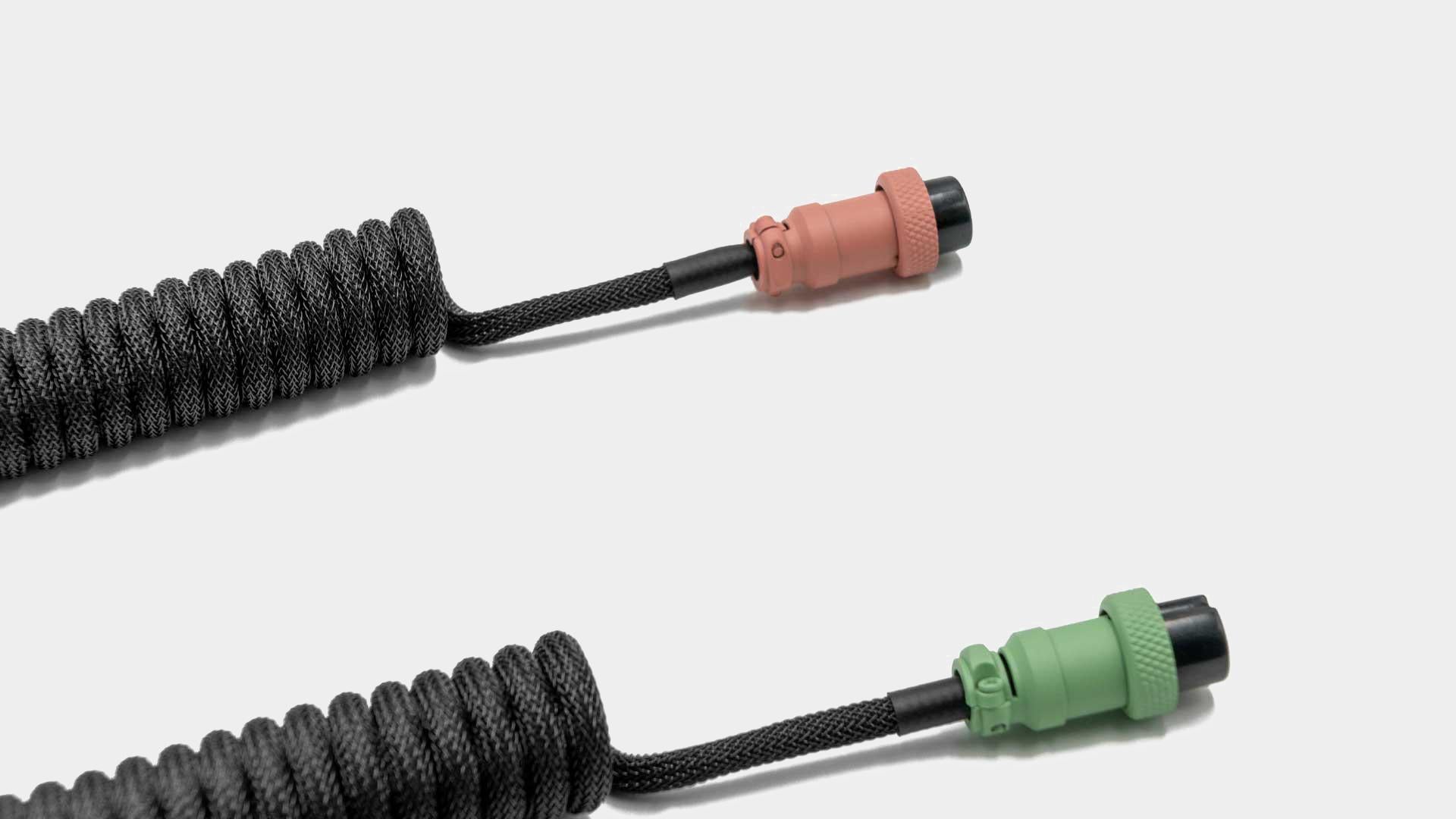 Wasabi Cables-Space Cables-coiled keyboard cable-coiled usb c cable-coiled cable keyboard