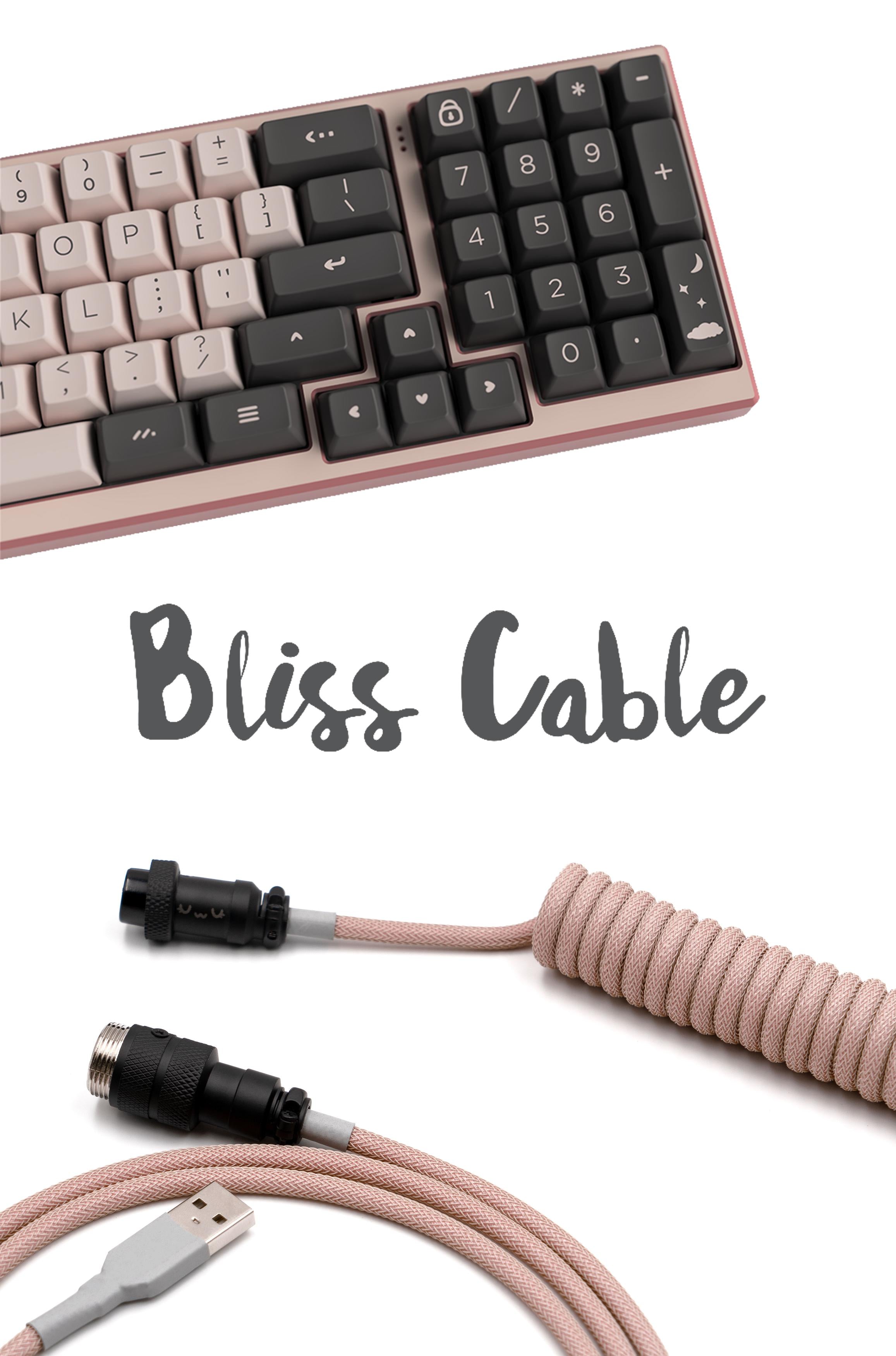 Bliss Cable-Space Cables-coiled keyboard cable-coiled usb c cable-coiled cable keyboard