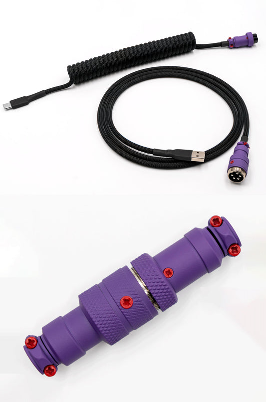 Aether Cable-Space Cables-coiled keyboard cable-coiled usb c cable-coiled cable keyboard